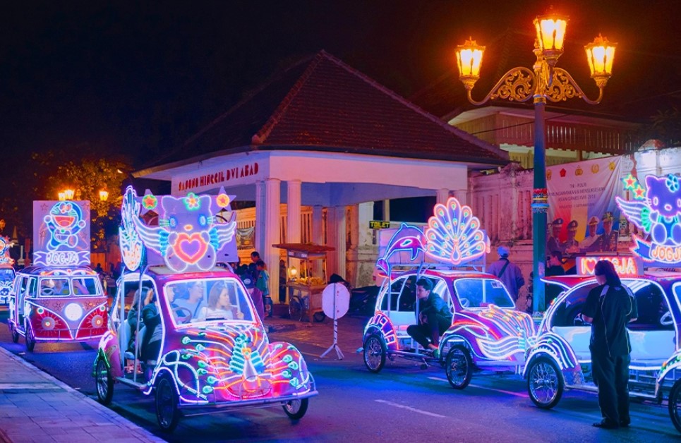 Harga Becak Kayuh di Wisata Malam Alun-Alun Kidul Jogja