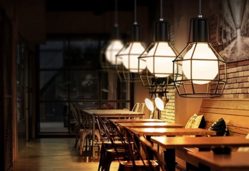 Konsep Cafe Industrial minimalis yang nyaman