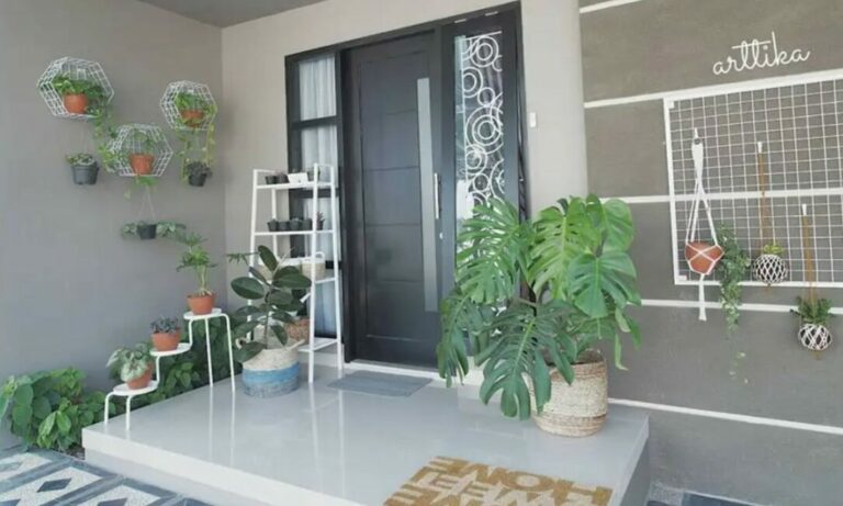 Gambar Dekorasi Rumah Minimalis Dengan Taman Bungga Hyarta